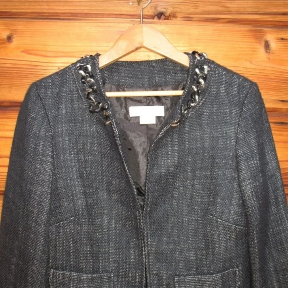 Michael Kors  Metallic Tweed Blazer Jacket - Picture 4 of 8